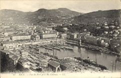 CPA Nice Vue du Port prise du Chateau 