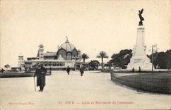 CPA Nice Jetee et Monument du Centenaire 