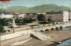 CPA Nice Vue d'Ensemble du Jardin Public 