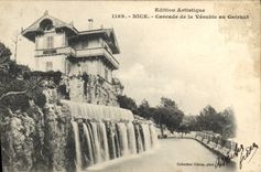 CPA Nice Cascade de la Vesubie au Gairaut 