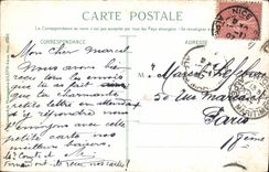 CPA Nice La Grotte Nouveaux Jardins 