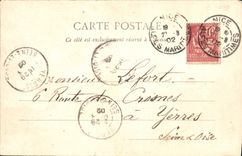 CPA Nice Vue prise du Chateau