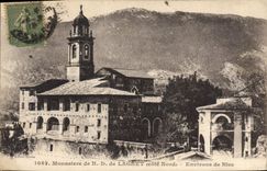 CPA Monastere de N D de Laghet cote nord Environs de Nice 