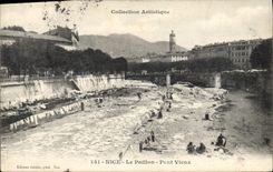 CPA Nice Le Paillon Pont Vieux 