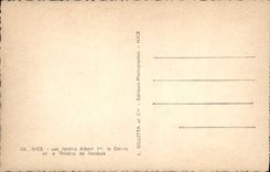 CPA Nice les Jardins Albert I le Casino et le Theatre de Verdure 