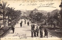 CPA Nice Le Jardin public et le Casino municipal 