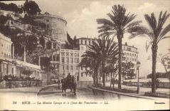 CPA Nice la Montee Lesage et le Quai des Ponchettes 
