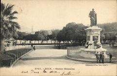 CPA Nice Statue Massena 