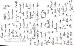 CPA Arcachon de G a D plage et 3 Jetees casino de la plage Casino Mauresque les Sardiniers 