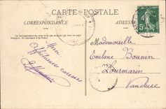 CPA Aix en Provence place Jeane d'Arc Quinconce de la musique 