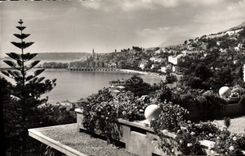 CPA Menton et Cap Martin vue de la Frontiere 