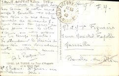 CPA La Turbie la tour d'Auguste et le Mont Agel