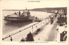 CPA Nice Promenade des Anglais et Jetee Promenade 