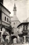 CPA Bourbon Lancy Saone et Loire la maison de Bois CVI siecle et le Beffroi 