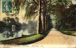 CPA Fontainebleau le palais Alee Sully 