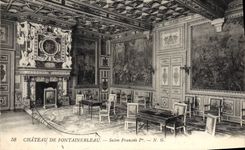 CPA Chateau de Fontainebleau Salon Francois 1er