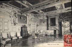 CPA Palais de Fontainebleau salon de Louis XIII 