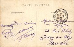 CPA Foret de Fontainebleau la Caverne d'Augas 