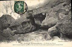 CPA Foret de Fontainebleau la roche qui Pleure 