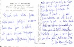 CPA Paris et ses Merveilles le palais de Chaillot Azema Boileau et Cariu architectes vu des jardins 