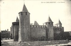 CPA Cite de Carcassonne le chateau 