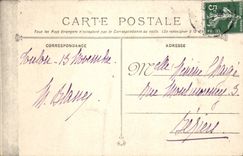 CPA Toulon Cap Brun sentier conduisant au boulevard du Littoral 