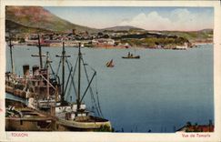 CPA Toulon vue de Tamaris Bateaux