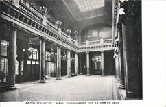 CPA Monte Carlo hall conduisant aux salles de jeux 