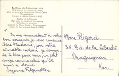 CPA Basilique de St Maximin Var Moitre Autel en marbre du pays Ume en porphyre sculptee par Silvius 