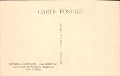 CPA Hotellerie de la Saint Baume Saint Zacharie Var 1re Rencontre de Ste Marie Magdeleine evec le Ch