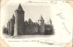 CPA Cite de Carcassonne le chateau 
