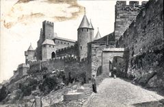 CPA Cite de Carcassonne Château