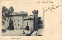 CPA Perpignan le Castillet facade Est 