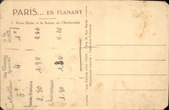 CPA Paris en Flanant Notre Dame et le Square de l'Archeveche 