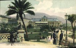 CPA Nice vue au jardin Public 