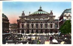 CPA Paris l'Opera et la place 