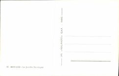 CPA Monaco le jardin Exotiquie 