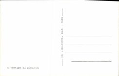 CPA Monaco la cathedrale 