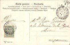 CPA Bonne Annee Fer a cheval