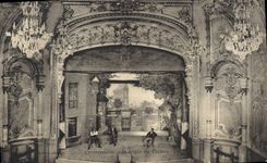 CPA Contrexeville interieur du Theatre 