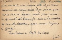 CPA Bonne fete Fleurs