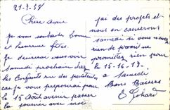 CPA Bonne fete Fleurs Fer a cheval