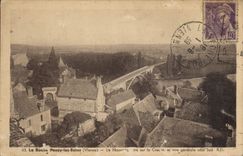 CPA La Roche Posay les Bains Vienne le Nouveau pont sur la Creuse et vue generale cote Sud 