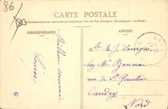 CPA La Roche Posay Les Bains Vienne la Creuse et le pont suspendu