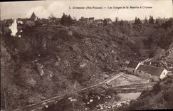 CPA Cromac Hte Vienne Les Gorges de la Benaize a Cromac 