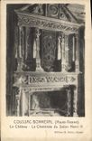 CPA Coussac Bonneval Hte Vienne Le Chateau La Cheminee du Salon Henri II 