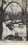 CPA St Junien Hte Vienne La Glane en hiver au Chatelard 