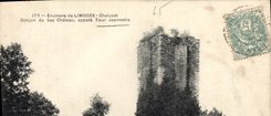 CPA Environs de Limoges Chalucet Donjon du bas Chateau 
