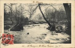 CPA En Limousin Le Taurion a St Priest Taurion