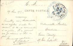 CPA Environs de Limoges Le Chateau de Bort cote de la Cour d'Honneur 